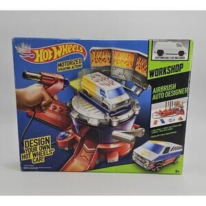 NEW 2013 HOT WHEELS WORKSHOP AIRBRUSH AUTO DESIGNER with SUPER VAN NIB